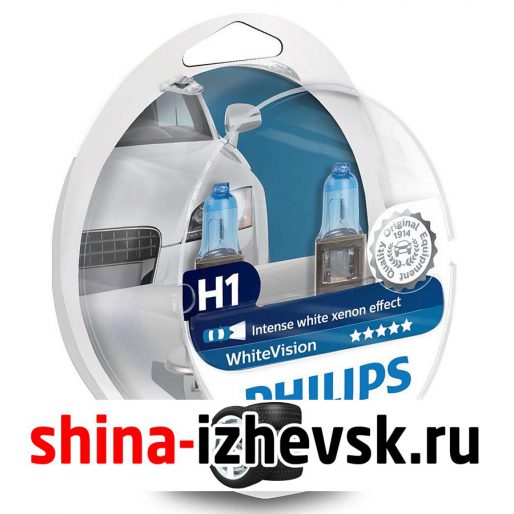 Лампа галогеновая PHILIPS — H1-55 Вт-3700К, 2 шт. в Ижевске